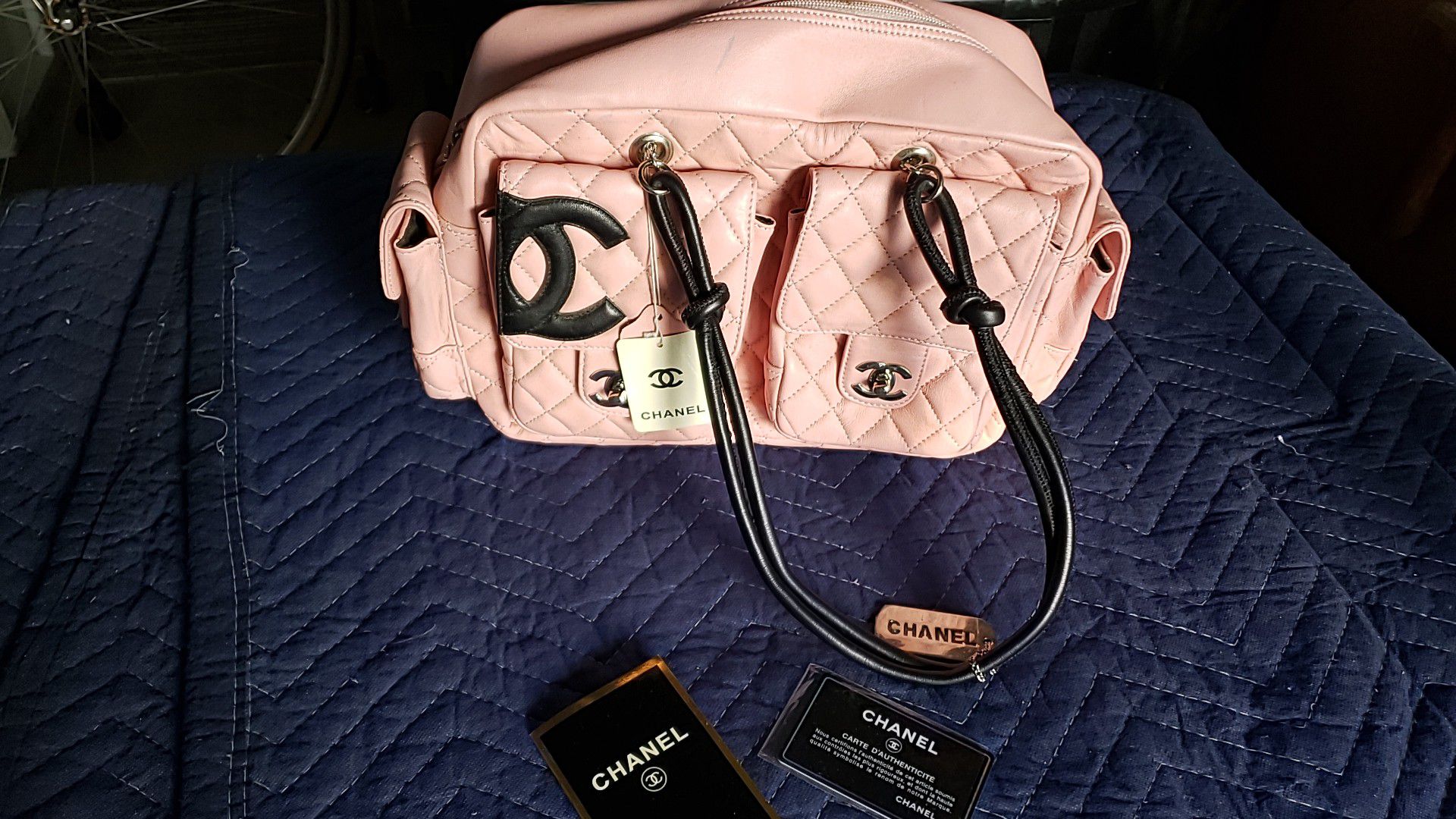 Chanel Cambon Reporter Baby Pink Leather Bag