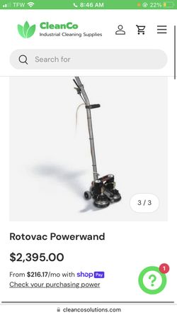  Rotovac carpet Wand
