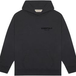 black essentials hoodie