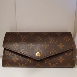 Louis Vuitton Brown/Red Wallet