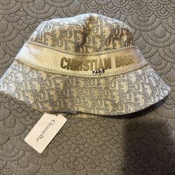 Designer Tan Bucket Hat 