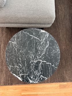 Article Low Black Marble Coffee Table