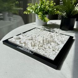 3D Map Of Atlanta | 10 x 10 Inch Framed Map 