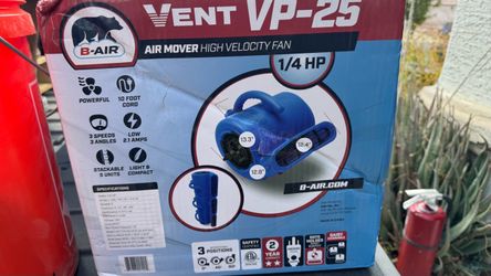 B-Air Vent VP-25 Air Mover High Velocity Fan
