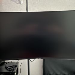 Sansui 24 Inch Curved Gaming Monitor 1920x1080 185 Hz