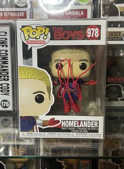 Antony Starr Autographed Funko Pop! Vinyl: Homelander #978