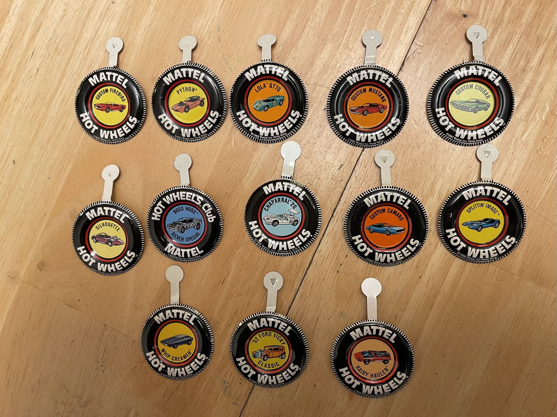 Hot Wheels Redline Collector Buttons