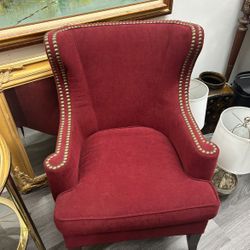 Red Accent Armchair