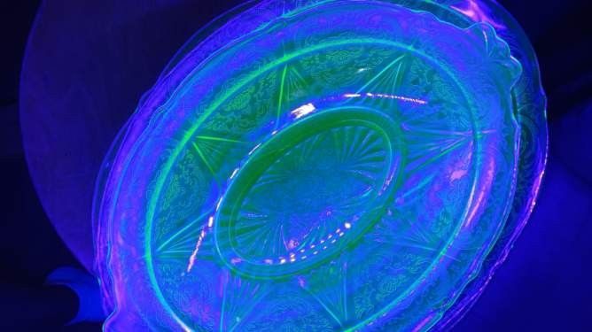 Uranium glass
