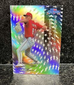 Panini 2025 Crusade Certified Prospects Insert Chase Burns #23 Hologram Reds