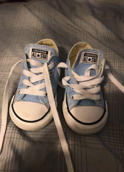 Light blue converse