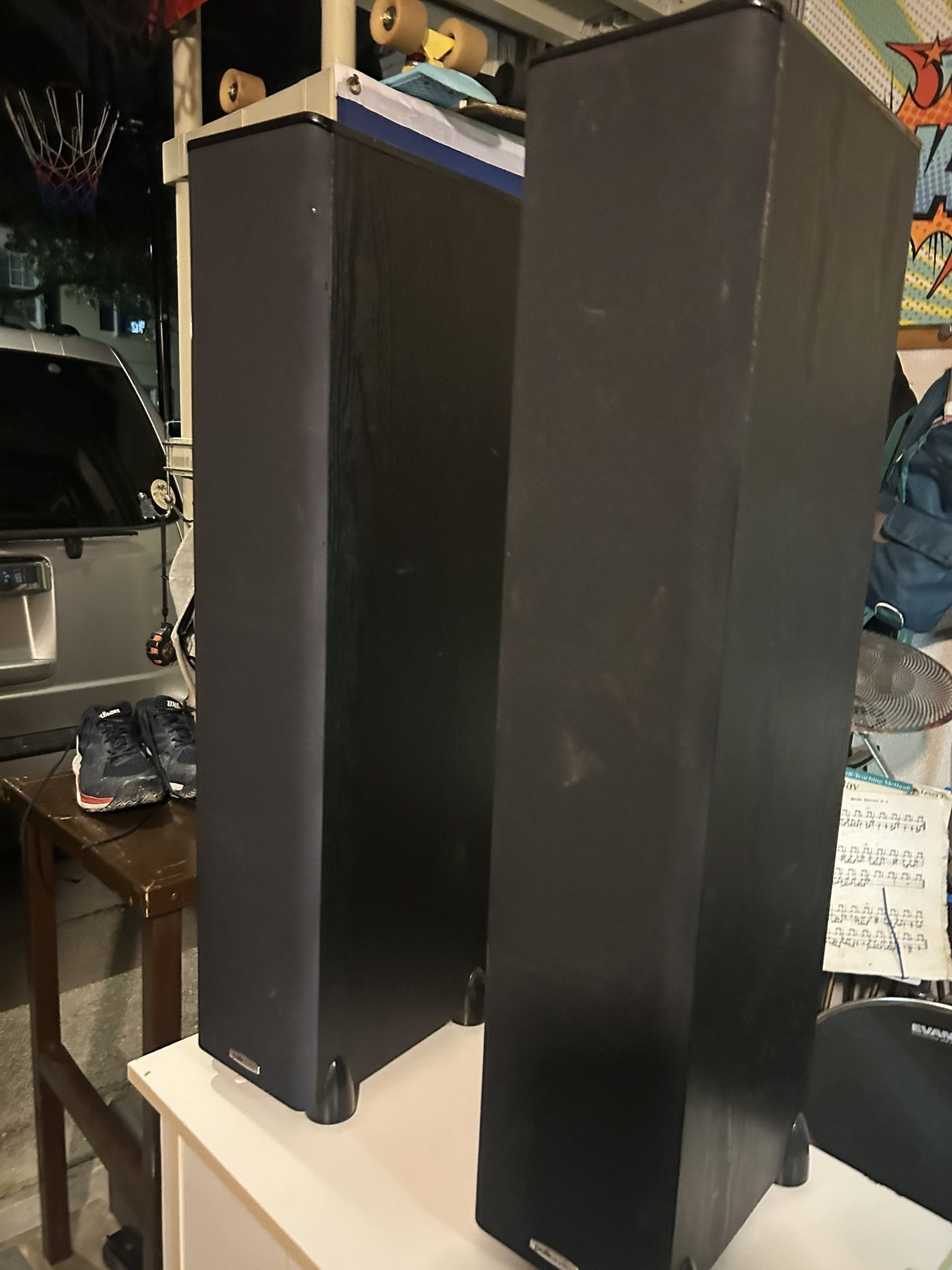 Poke Audio Ts 300 Black Tower Speakers