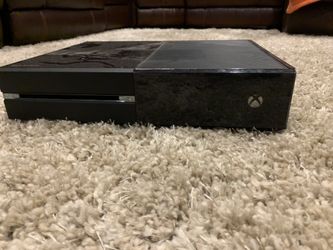 Xbox one with games and controller