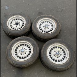 4 - 195/70r14 5x120 5x4.72 Bmw Wheels Rims With Tires!!!!