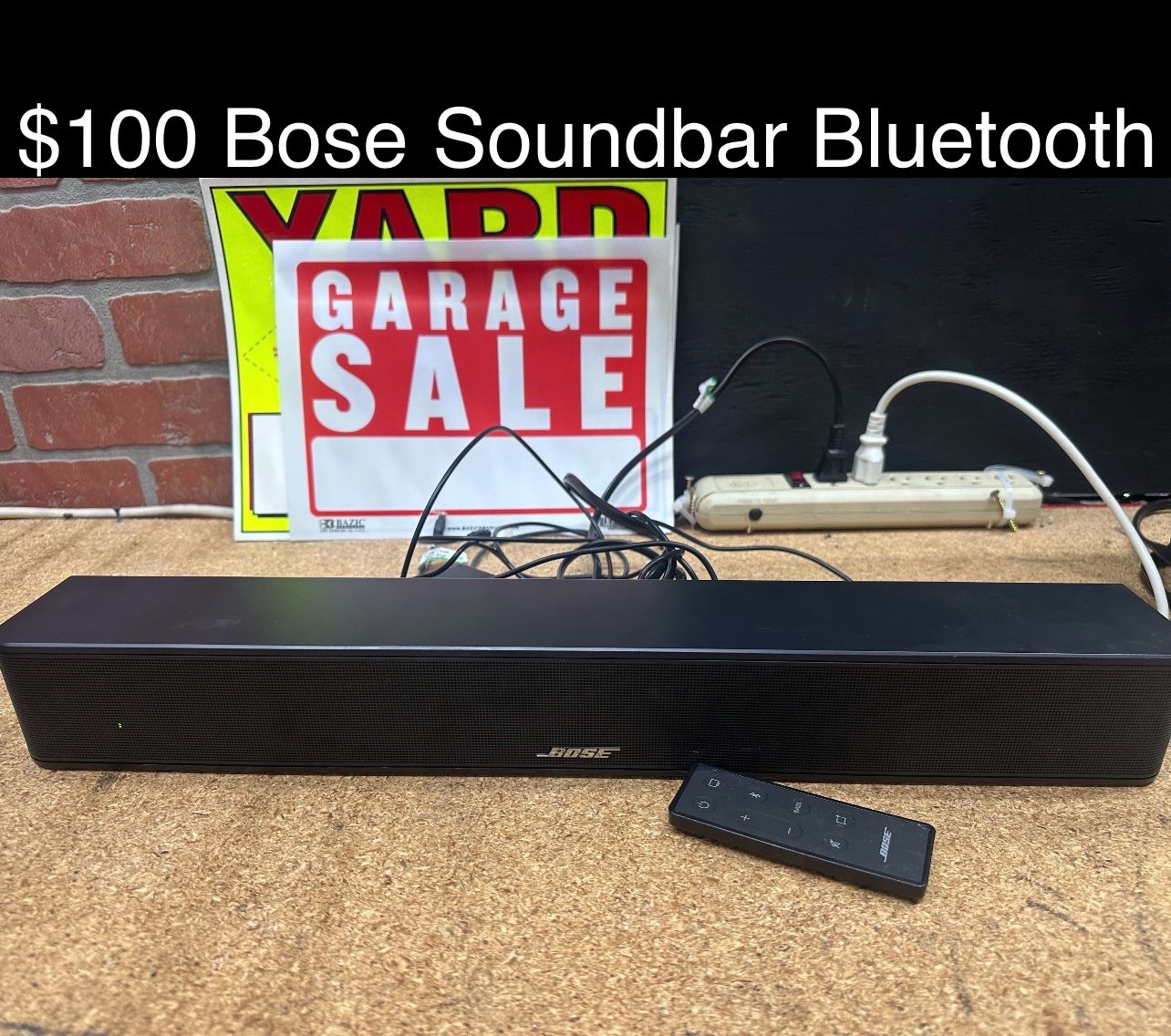 Bose Bluetooth Soundbar Speaker