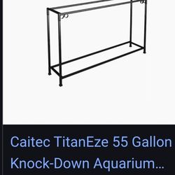 55 Gal Tank And Metal Stand 