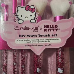 Hello Kitty × Creme Shop Luv Wave Brush Set 💕