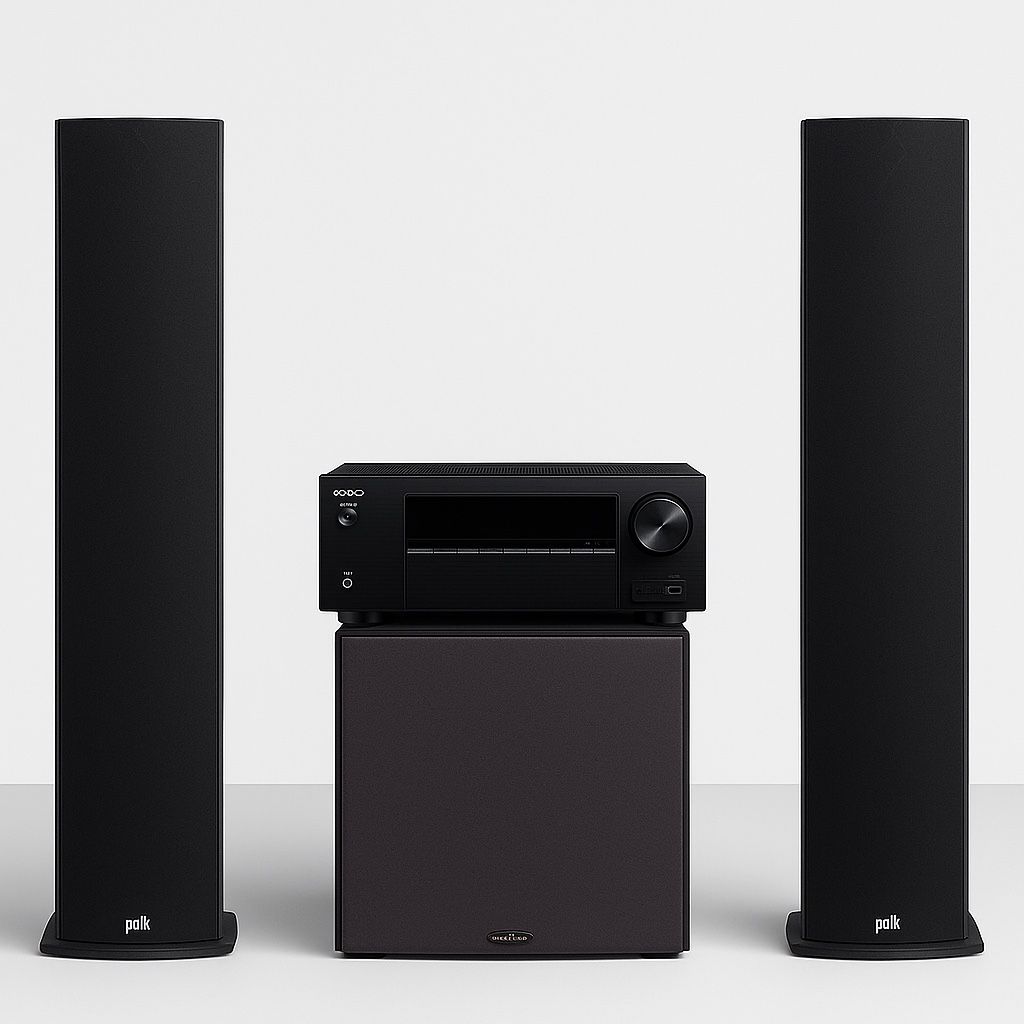 High-Quality Home Audio System – Polk & Onkyo Bundle