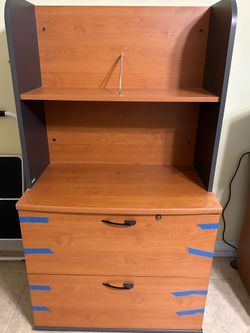 Credenza and  office desk