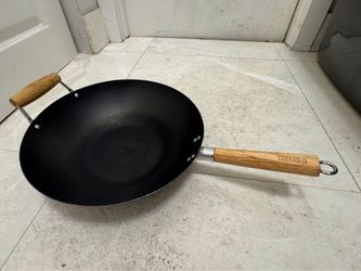Imusa 14” Carbon Steel Cooking Wok