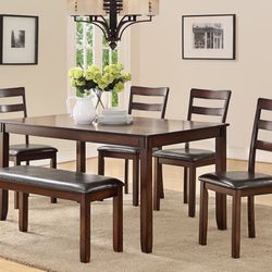 6 Pc Dining Table Set