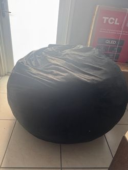 Large Black Bean Bag Chair