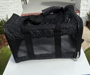Black Soft-Sided Pet Travel Carrier