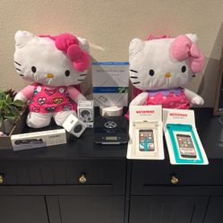 Hello Kitty Backpack, Meat Thermometer, Power cube, Waterproof Accessories Pouch, Electric Kitchen Scale