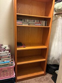 Heavy Oak Bookcase