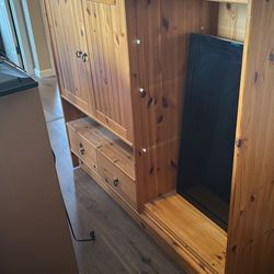 Wood TV Stand