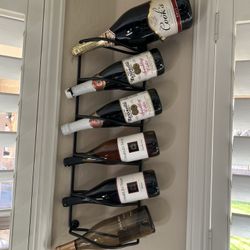 2 Metal Wine Racks 