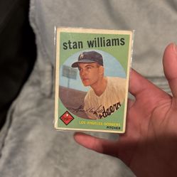 baseball Card Stan Williams 1950