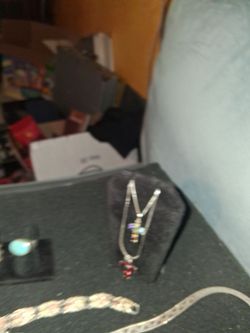 Silver crosses / semi prec stones  mother's day special