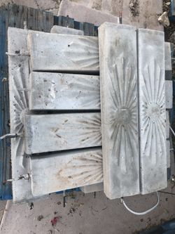 Precast Concrete Uprights  11 of Them  