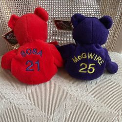 Sosa  #21 & McGwire  #25 Bamm Beano’s  NWT  Vtg RARE