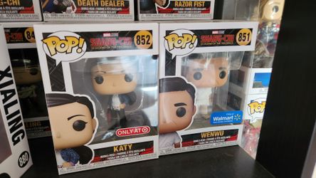 Marvel Funko Pop Shang Chi Exclusives Wenwu 851 And Katy 852