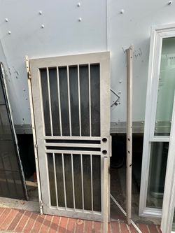 Metal door, security door heavy duty solid door 36 x80 1/2