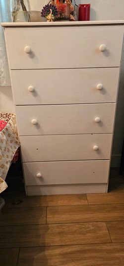 White dresser