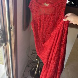 Red Lace Dress