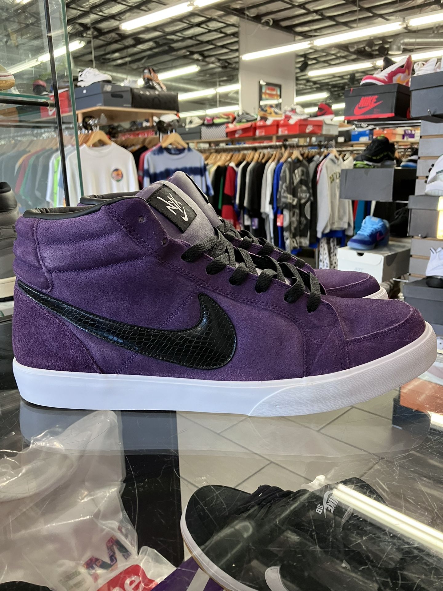 Nike NYX Mrtyr Mid Purple Suede