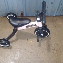 Convertible Tricycle Converts From Balance Bike To Tricycle 