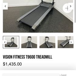 Treadmill Vision Fitness Premier.  Brand New $1500