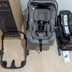 Nuna Pipa Rx & RELX base & Stroller Ring