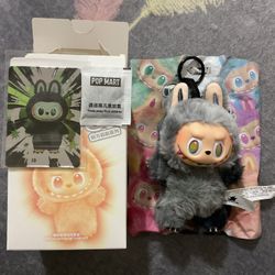 Pop Mart Labubu The Monsters Big into Energy Series Black Labubu Vinyl Plush Pendant - ID - (WILLING TO NEGOTIATE, DM BEFORE BUYING‼️) #popmart #labub