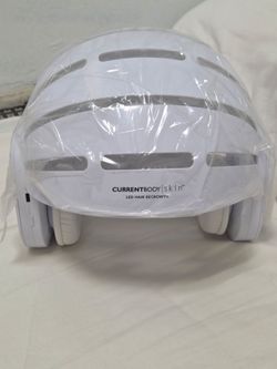 CurrentBody Skin LED Hair Regrowth Helmet Light Therapy, Portable, White/Black