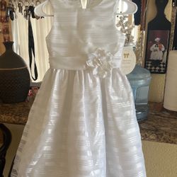 Girls White Dress 