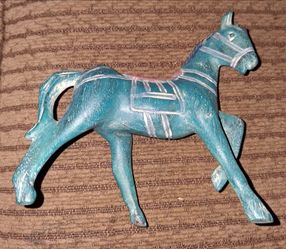 Vintage Indian Hand Carved Horse