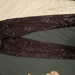 Snake Skin Leggings Size L