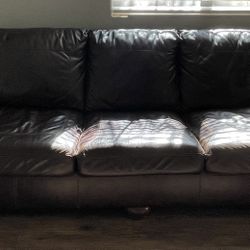 Leather Couch 