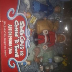 Rare Santa Clause Is Coming To Town Action Figure Trio